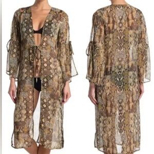 Kendall & Kylie Coverup Snake print